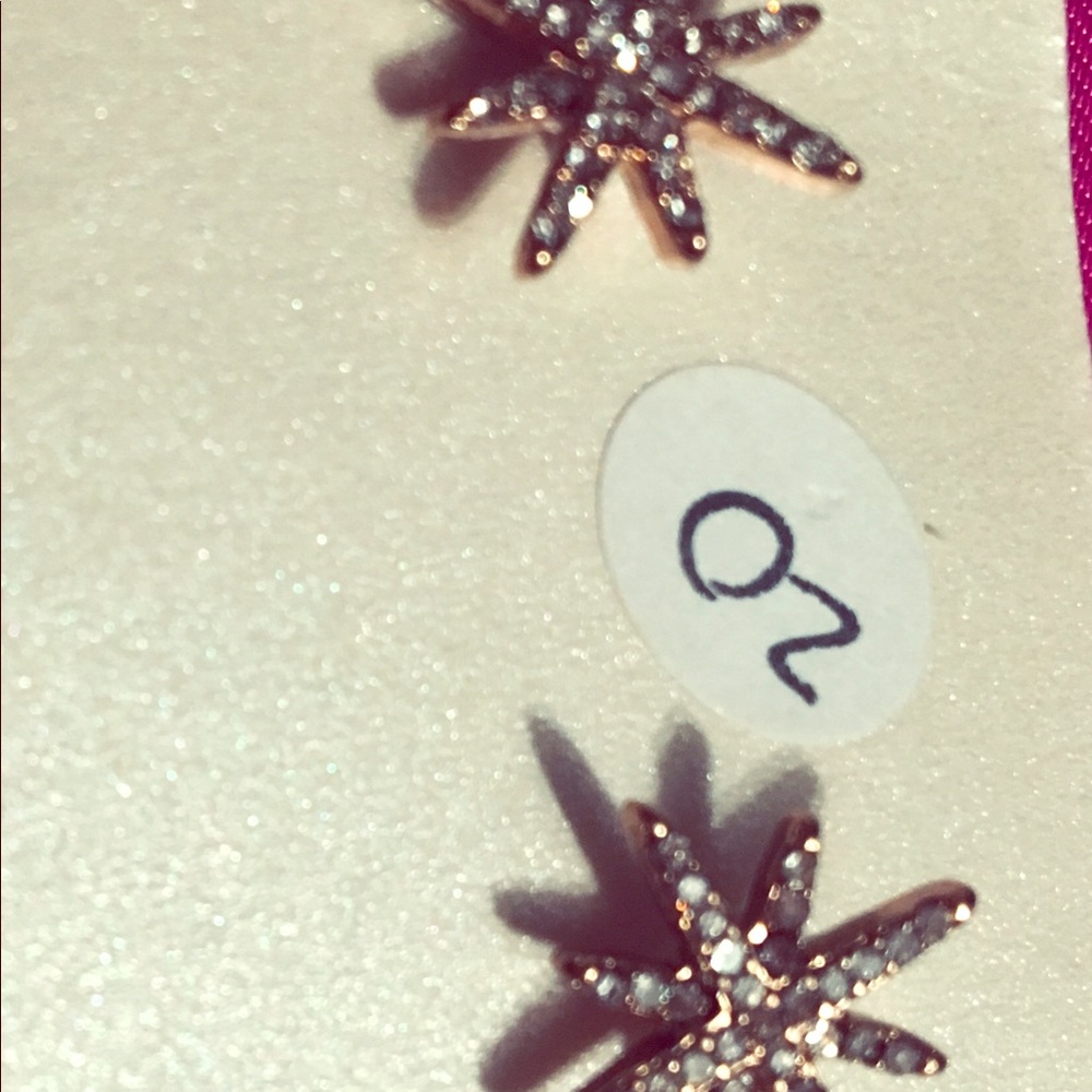 Button size earrings